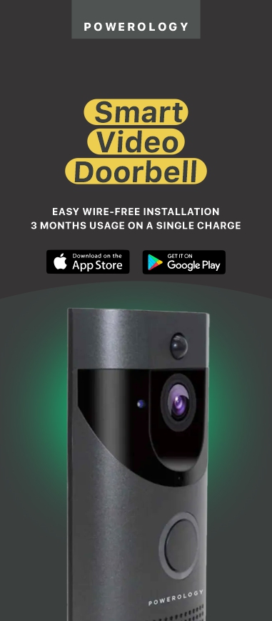 powerology smart video doorbell