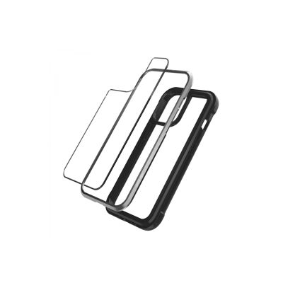 Green Lion Hibrido Shield Case with Protective Aluminium Bumper for iPhone 13 Pro Max ( 6.7" )