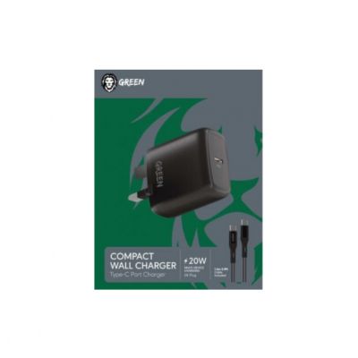 Green Lion Compact Wall Charger Type-C Port 20w