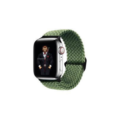 Green Lion Sololoop Adjustable Strap for Apple Watch 42/44/45mm-Green
