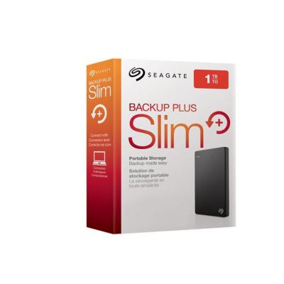 Seagate Backup Slim Plus 1TB Hard Drive
