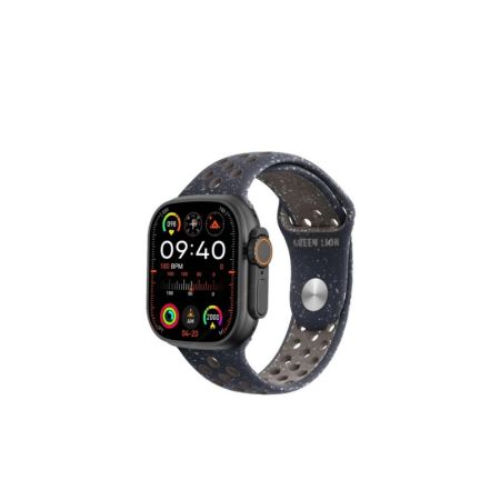 Green Lion Ultra Active Smart Watch 49MM - Midnight Sky Nike Sport+ Nylon Black 