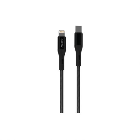 Green Lion Braided Type-C to Lightning Cable 1.2m 2A