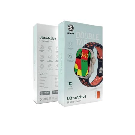 Green Lion Ultra Active Smart Watch 49MM - Blue Flame-orange 