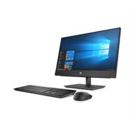 HP ProOne 440 G6 AIO - Intel Core i3-10100T (3.0 GHz , up to 3.8 GHz, 6 MB L3 cache, 4 cores, 8 threads), 4 GB DDR4 , HP USB wired keyboard, optical mouse, HP 9.5 mm Slim DVD- Writer, FreeDOS 