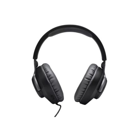 JBL Quantum 100 Wired Over-Ear Gaming Headset with Flip-Up Mic-Black