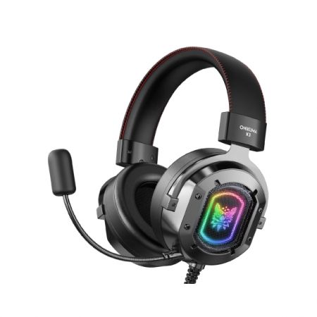 ONIKUMA K3 RGB Gaming Headset Wired Compatible for PS4/Computer/Headset Adapter/ ONE ONE S/Tablet/Mobile Phone