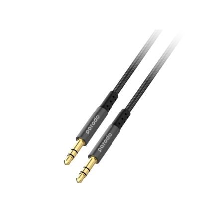 Porodo Metal Braided AUX Cable 1.2M