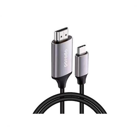 Porodo Type-C to 4K HDMI Cable with Premium Aluminum Shell Finish