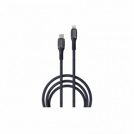 Porodo Braided & Aluminum Type-C to Lightning Cable 2M 3A