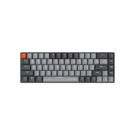 Porodo 68 Keys Wireless Mechanical Keyboard (English/Arabic) - Grey