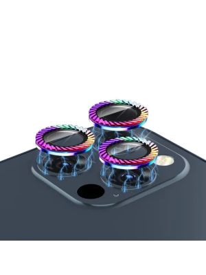 Green Lion Rainbow Camera Lens Transparent for iPhone 12 Pro