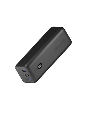 Powerology Onyx Dual USB-C Powerbank 30000mah PD 100w - Black