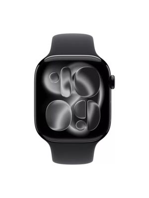 Apple Watch Series 11 GPS Only 42 mm Smartwatch Jet Black Aluminium Case with Black Sport Band (Brand New)