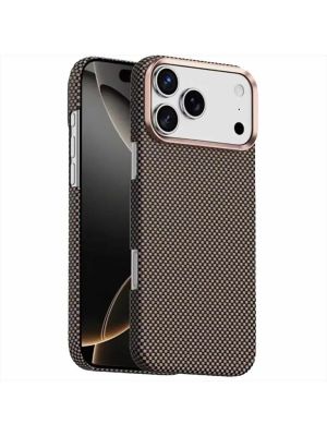 Green Lion MagSafe Kevlar Case for iPhone 17 Pro Max - Black Gold