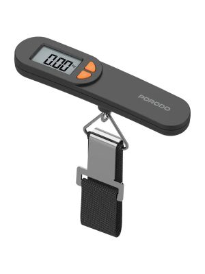 Porodo Lifestyle Accuscale High-Precision Digital Luggage Scale - Black
