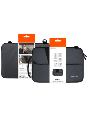 Porodo Lifestyle Ruvell 16" Laptop Sleeve - Grey