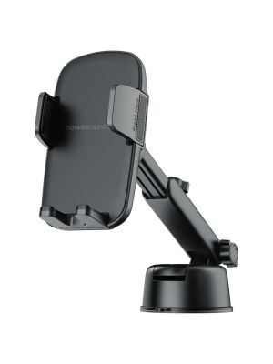 Powerology Raven Auto-Clamping Car Phone Mount - Black