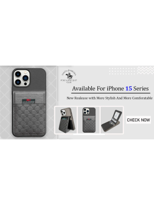 Santa Barbara Polo & Racquet Club Stylish Grip and Slip Protective Case for iPhone 13