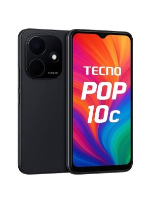 Tecno Pop 10c Dual SIM 2025 2GB RAM 64GB Ink Black (Brand New)